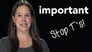 How to Pronounce IMPORTANT  American English [upl. by Mora]