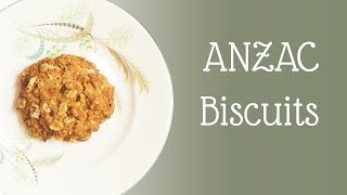 ANZAC Biscuits REAL AUSTRALIAN RECIPE [upl. by Yentirb]