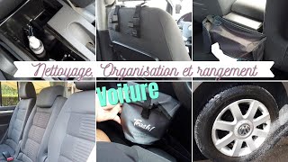 Nettoyage Organisation Rangement Voiture Familiale [upl. by Haldas]