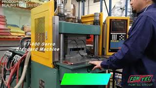 Insert Molding  Overmolding process by FOMTEC Vertical Injection Molding Machine [upl. by Norris]