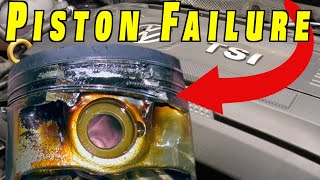 Catastrophic Piston Failure 20t TSI Engine  Walkthrough and Diagnosis [upl. by Turley788]