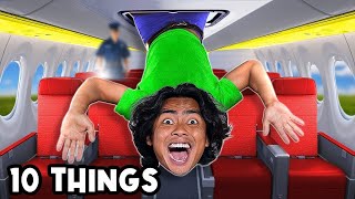 10 THINGS You Should NOT Do IN AN AIRPLANE [upl. by Ysabel608]