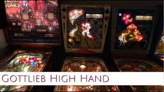 Pinball Flipper Repairs Part 1  Gottlieb High Hand  How Pinball Flippers Work [upl. by Reyaht]