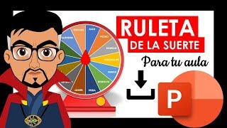 RULETA EN POWERPOINT 🎁 LISTA PARA EDITAR Y USAR [upl. by Gadmann]