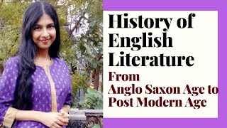 History of English Literature  All the Literary Ages explained [upl. by Botti18]