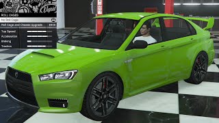 GTA 5  Past DLC Vehicle Customization  Karin Kuruma Evo X [upl. by Darya]