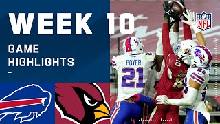 Bills vs Cardinals Week 10 Highlights  NFL 2020 [upl. by Radman]