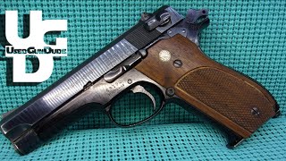 Smith amp Wesson Model 39 9mm 1st Look Review Old School [upl. by Anner853]