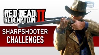 Red Dead Redemption 2  Sharpshooter Challenge Guide [upl. by Teddi2]