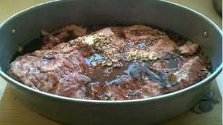 How to marinate a brisket [upl. by Johnsten]