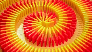 10 Minutes of DOMINOES FALLING Oddly Satisfying ASMR Compilation [upl. by Lleval]