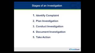 How to Conduct an Effective Workplace Investigation [upl. by Nylatsirhc495]