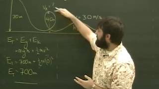 Physics Roller Coaster Problem Conservation of Energy [upl. by Feldman]