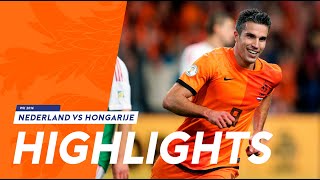 Highlights Nederland  Hongarije 81 11102013 WK 2014kwalificatie [upl. by Burnley]