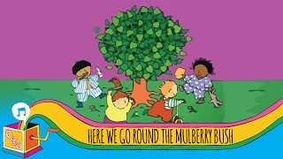 Here We Go Round The Mulberry Bush  Nursery Rhymes  Karaoke With Vocals [upl. by Elli]