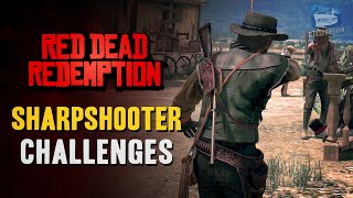 Red Dead Redemption  Sharpshooter Challenges Guide [upl. by Juakn]