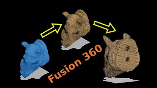 Large STL file editing using FUSION360  Part 1 Solid workspace [upl. by Olgnaed]