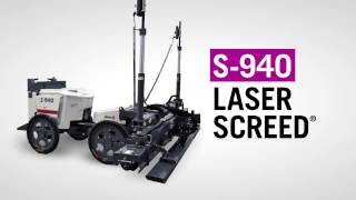 Somero S940 Laser Screed Machine [upl. by Ennoira]