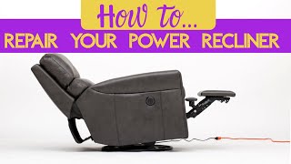 HowTo Power Recliner Repair [upl. by Eenel]