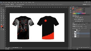 T shirt Design Photoshop CS6 [upl. by Ahseyt917]