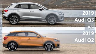 2019 Audi Q3 vs 2019 Audi Q2 technical comparison [upl. by Ajup]