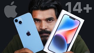 iPhone 14 Plus Unboxing amp initial impressions  in Telugu [upl. by Shorter]