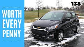 2020 Chevy Spark 1LT  review and test drive  100 rental cars [upl. by Grochow]