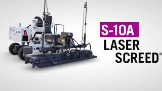 Somero S10A Laser Screed Machine [upl. by Oswin572]