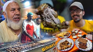 LAHORI STREET FOOD IN PAKISTAN  Mutton Joint King amp Karachi Style BBQ [upl. by Hoxsie]