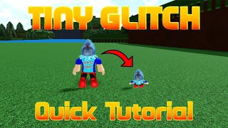 TINY GLITCH Tutorial 2020  ROBLOX Build A Boat For Treasure [upl. by Garibold]