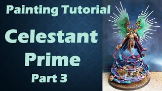 Painting Tutorial Celestant Prime part 3 The Cloak [upl. by Semreh]