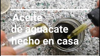 ¿Cómo hacer aceite de aguacate [upl. by Melamie]