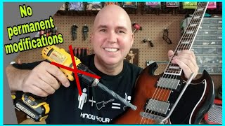 How To Add A Tremolo To Your Gibson SG [upl. by Mazur295]