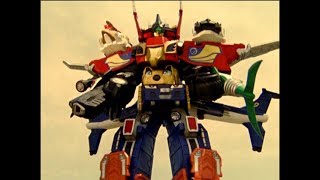 SkyRev Megazord First Fight  RPM  Power Rangers Official [upl. by Aicilif]