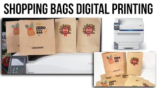 Shopping Bags Digital Printing Machine [upl. by Setarcos]