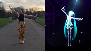 Mews Anamanaguchi  Miku ft Hatsune Miku 初音ミク Dance Cover Comparison Version [upl. by Bridge]