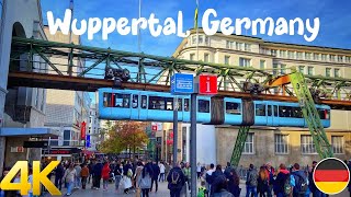 Wuppertal Germany walking tour 4K 60fps [upl. by Ssur733]