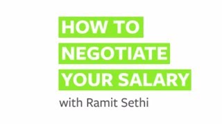 How to Negotiate Your Salary with Ramit Sethi [upl. by Einaj]