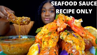 SEAFOOD MUKBANG SAUCE RECIPE  EATCOOKANDLIVEITUP SEAFOOD SAUCE RECIPE  SAUCE RECIPE [upl. by Acinaj]