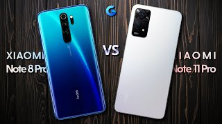 Xiaomi Note 11 Pro vs Note 8 Pro [upl. by Lladnarc]