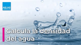 Calcula la DENSIDAD del AGUA  Experimentos [upl. by Essy]