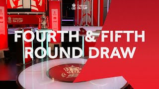 LIVE  Fourth AND Fifth Round Draw  Emirates FA Cup 2021 [upl. by Lunette335]