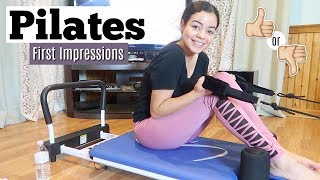 AEROPILATES REFORMER FIRST IMPRESSIONS  IS IT WORTH 400 [upl. by Bergman]