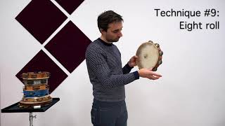 How to play the Tambourine  Thumb Roll amp Finger Rolls [upl. by Utter]