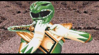 Mighty Morphin Power Rangers Genesis Playthrough  NintendoComplete [upl. by Ecirtam]