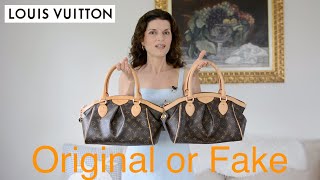 Real VS Fake Louis Vuitton Tivoli PM Monogram Satchel Bag [upl. by Ralph176]