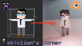 Animate Voxel art model in Blender  Part 1 Setting up ENG ENGGRK SUBS [upl. by Blaseio]