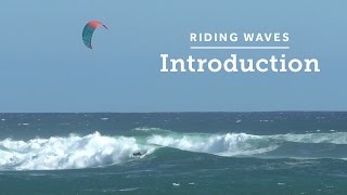 Kitesurfing Howto Riding Waves Introduction [upl. by Norrabal]