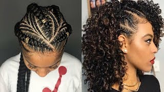 😍2019 Braided Hairstyles For Black Women Compilation Hairstyle Ideas 6 [upl. by Abramson]