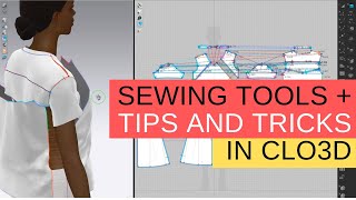 Sewing Tools in CLO3D explained  CLO3D Beginner Course [upl. by Broderick715]